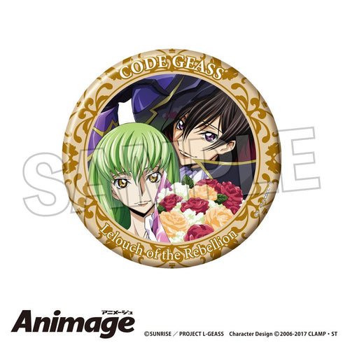 『コードギアス 反逆のルルーシュ』Animageギラギラ缶バッジ 大 vol.2 A